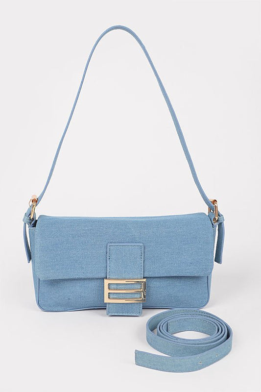 Demi Handbag- Medium Denim - Head Over Heels: All In One Boutique