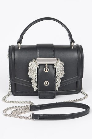 Embellished Handbag- Black