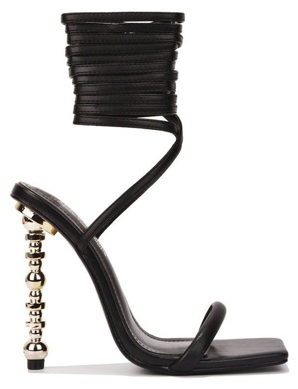 Empire Heels- Black PU