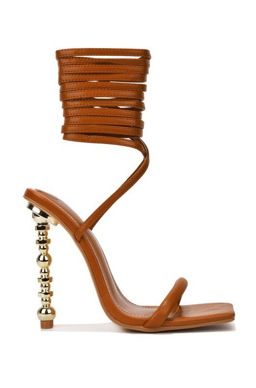 Empire Heels- Camel PU