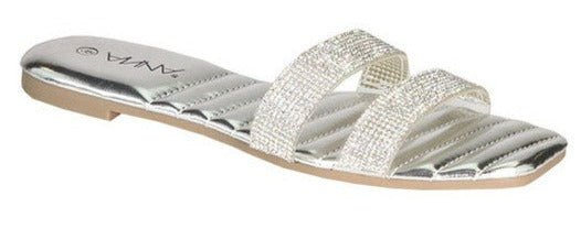 Francine Sandals- Silver