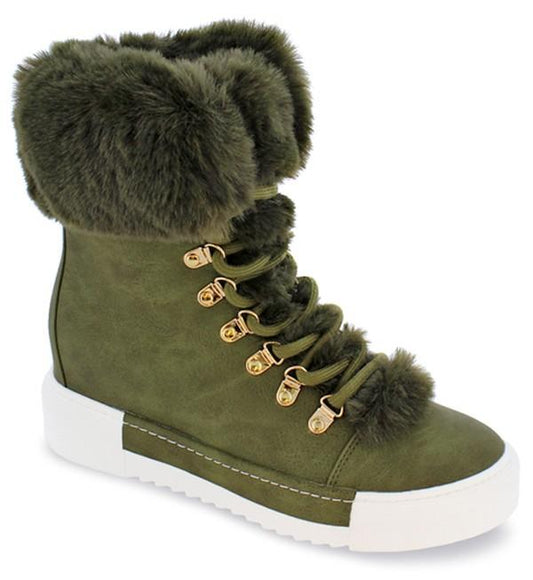 Furbie Boots- Olive