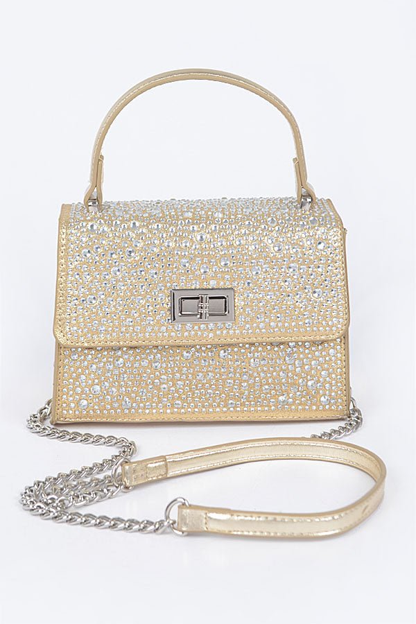 Glammed Up Satchel- Gold - Head Over Heels: All In One Boutique
