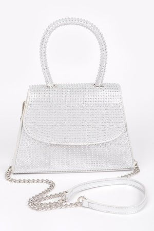 Glamour Satchel- Silver - Head Over Heels: All In One Boutique