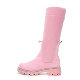 Guarded Boots- Pink - Head Over Heels: All In One Boutique
