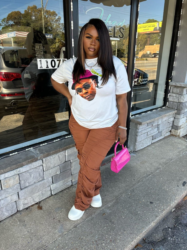 Gunna Graphic Tee- White (Plus) - Head Over Heels: All In One Boutique