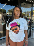 Gunna Graphic Tee- White (Plus) - Head Over Heels: All In One Boutique