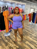 High Hopes Romper- Lavender - Head Over Heels: All In One Boutique