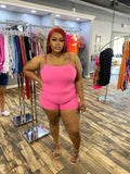 High Hopes Romper- Pink - Head Over Heels: All In One Boutique