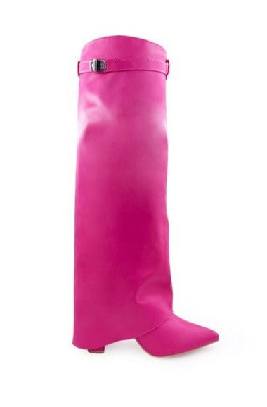 Hooded Boots- Pink - Head Over Heels: All In One Boutique