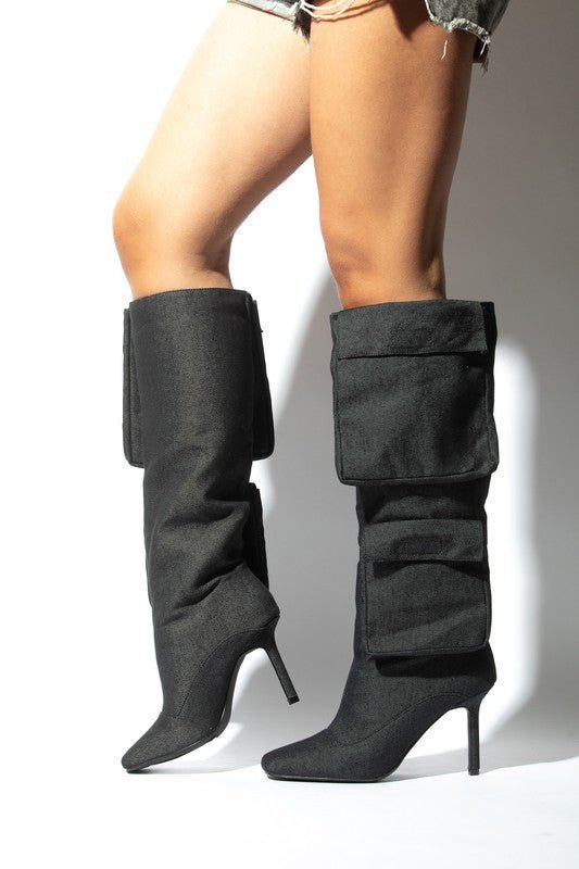 Head over clearance heels grey boots