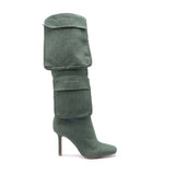 Jane Boots- Green - Head Over Heels: All In One Boutique