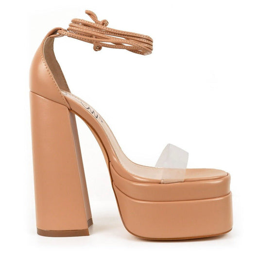 Kaleigh Heels- Nude - Head Over Heels: All In One Boutique