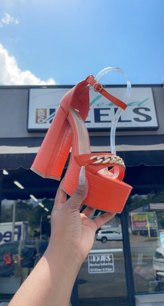 Kee Kee Heels- Orange - Head Over Heels: All In One Boutique