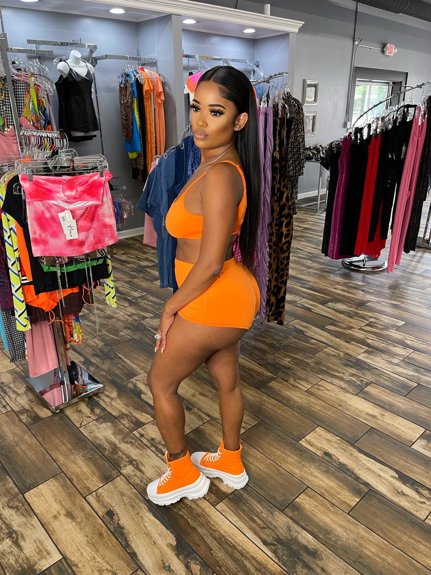 Keep My Cool Set- Orange - Head Over Heels: All In One Boutique