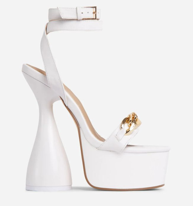 Keep Up Heels- White - Head Over Heels: All In One Boutique