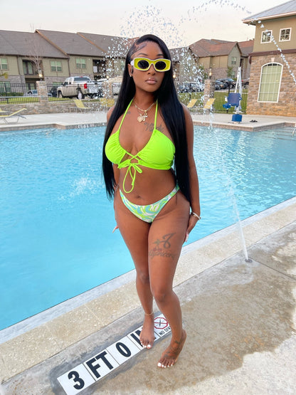 Keilana Bikini- Lime - Head Over Heels: All In One Boutique