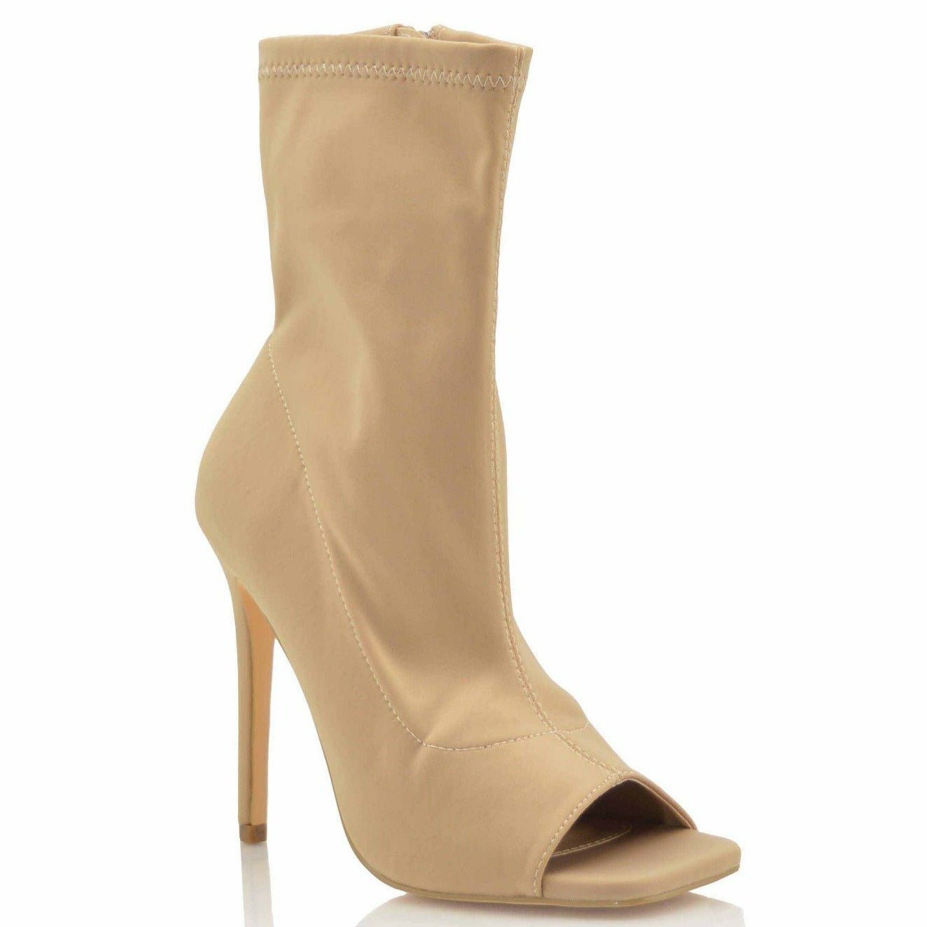 Key Bootie- Nude - Head Over Heels: All In One Boutique