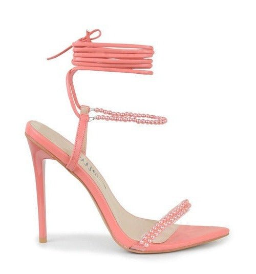 Lewie Heels- Coral - Head Over Heels: All In One Boutique