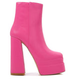 Lindsey Bootie- Pink - Head Over Heels: All In One Boutique