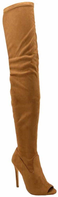Lori Thigh Boot- Taupe - Head Over Heels: All In One Boutique