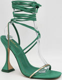 Lupe Heels- Green - Head Over Heels: All In One Boutique
