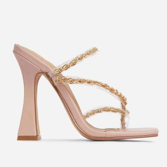 Luxe Rope Heels- Nude - Head Over Heels: All In One Boutique