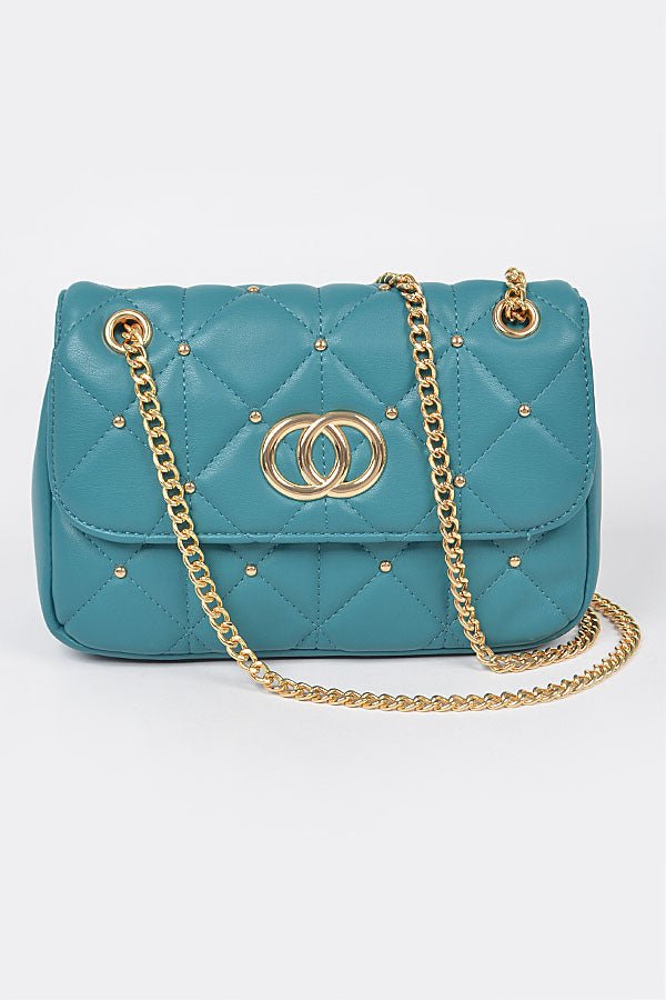 Luxury Satchel- Teal - Head Over Heels: All In One Boutique