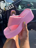 Miranda Platform Sandals- Light Pink - Head Over Heels: All In One Boutique