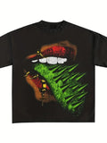 Monster Graphic Tee- Black - Head Over Heels: All In One Boutique
