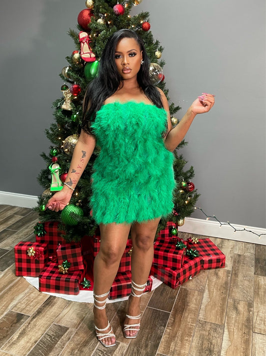 Mrs. Grinch Dress- Green - Head Over Heels: All In One Boutique