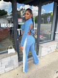 My Business Top- Denim - Head Over Heels: All In One Boutique
