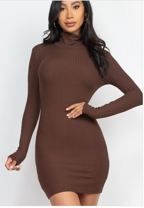 Omnia Dress- Brown - Head Over Heels: All In One Boutique