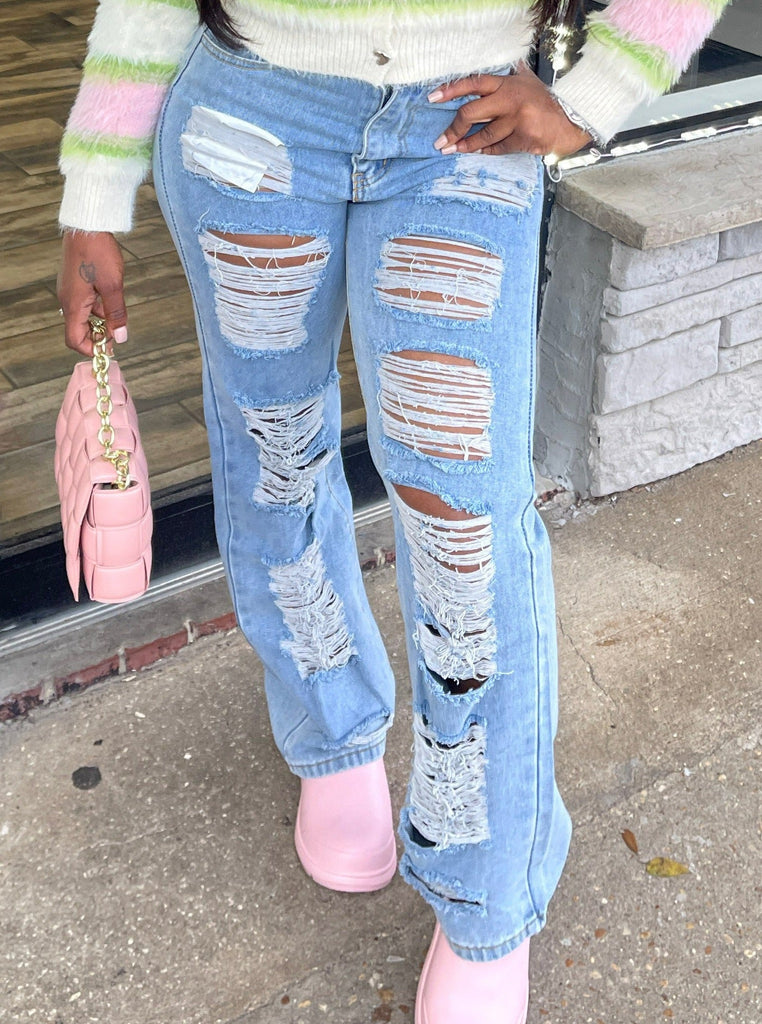 Open Up Jeans- Denim - Head Over Heels: All In One Boutique
