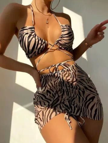 Peronella Bikini- Zebra - Head Over Heels: All In One Boutique