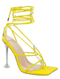 Precious Heels- Yellow Pat