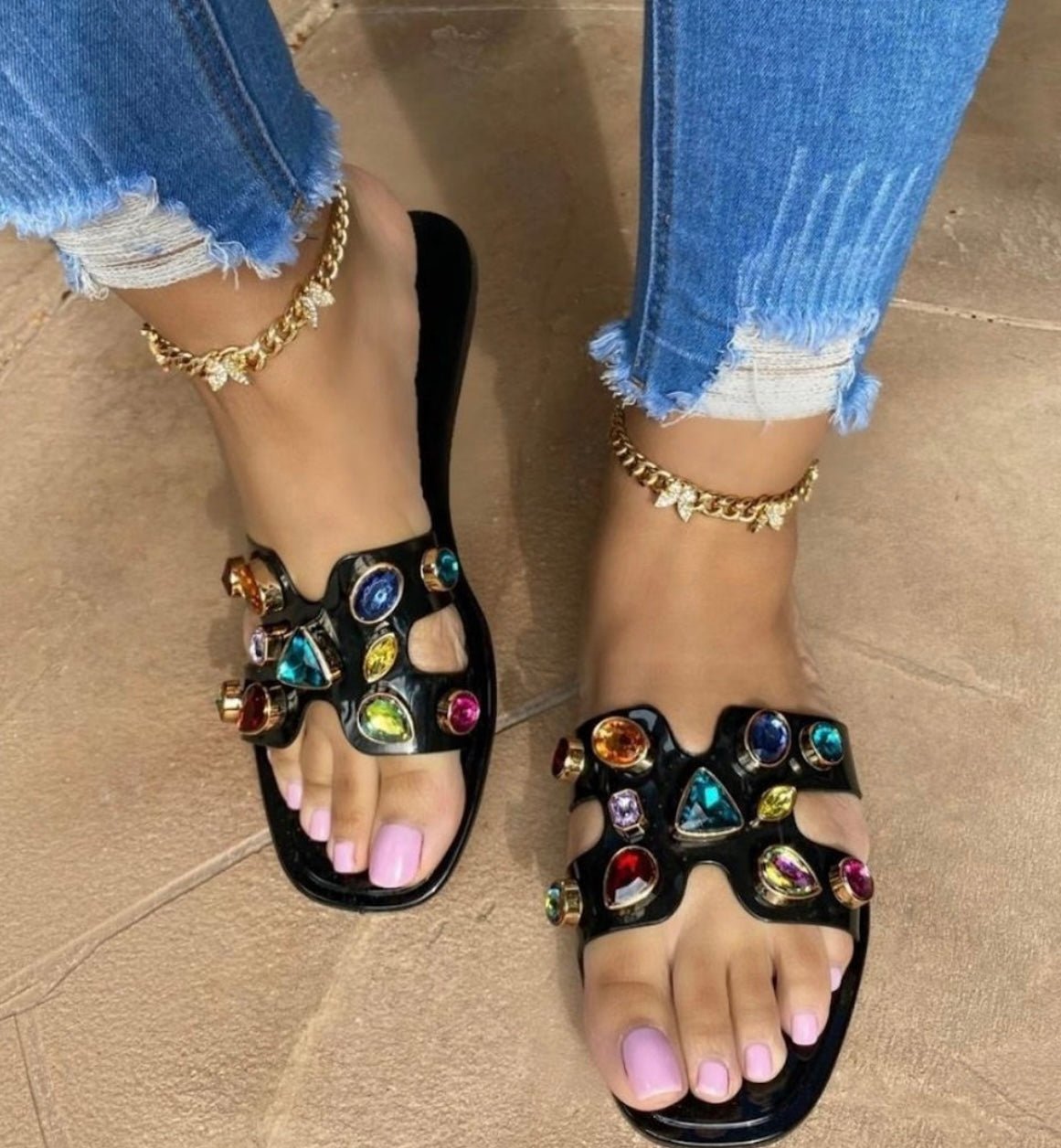 Royalty Sandals- Black - Head Over Heels: All In One Boutique