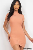 Salina Dress- Peach - Head Over Heels: All In One Boutique