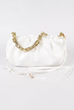 Scrunch Satchel- White - Head Over Heels: All In One Boutique