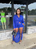 Shania Short Set- Blue - Head Over Heels: All In One Boutique