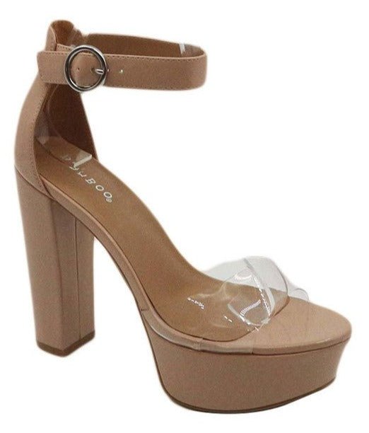 Shocked Heels- Nude - Head Over Heels: All In One Boutique