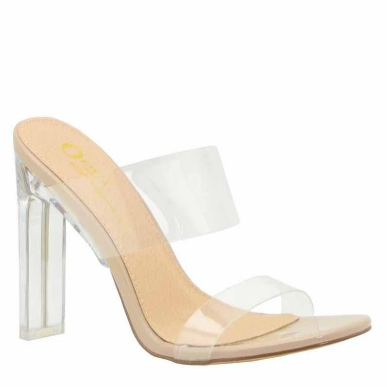 Slip In Heels- Nude - Head Over Heels: All In One Boutique