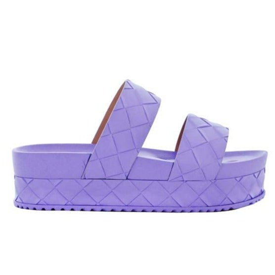 So Groovy Platform Sandal- Lavender - Head Over Heels: All In One Boutique