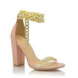 Sparkles Heels- Nude - Head Over Heels: All In One Boutique