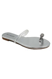 Stacie Sandals- Silver - Head Over Heels: All In One Boutique