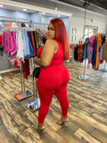 Stay Snatched Set- Red - Head Over Heels: All In One Boutique