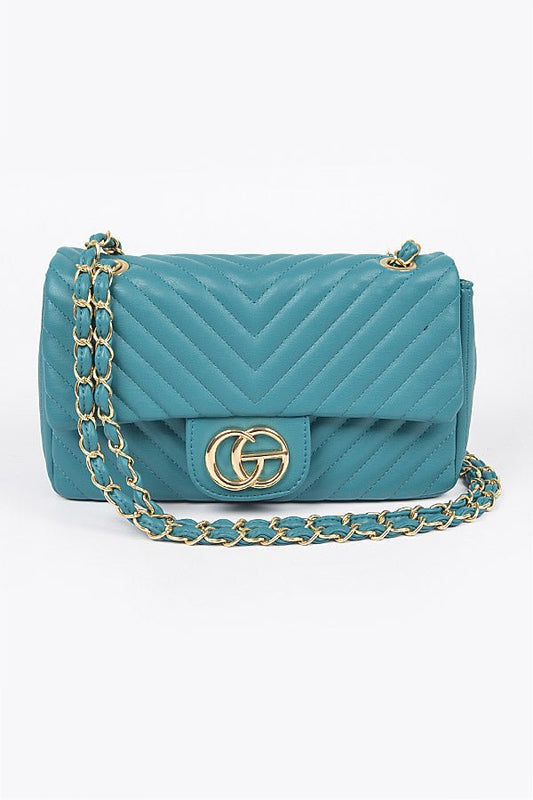 Stellar Handbag- Teal - Head Over Heels: All In One Boutique