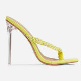 Stitched Heels- Yellow