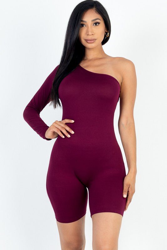 Sweet Talker Romper- Burgundy - Head Over Heels: All In One Boutique