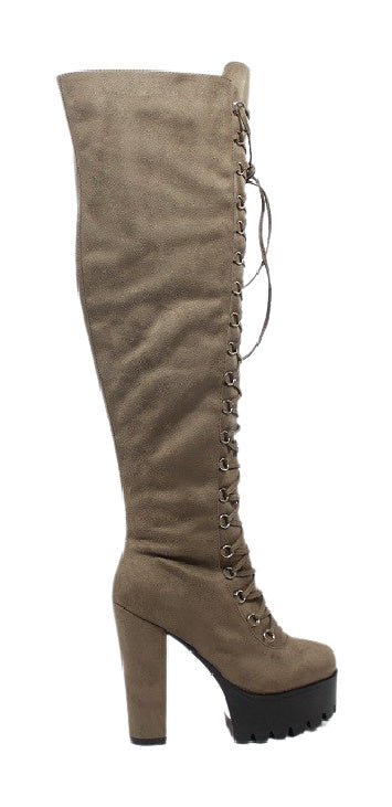 Take Charge Boot- Taupe - Head Over Heels: All In One Boutique